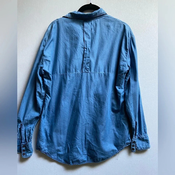 One X One Teaspoon BAHAMA TUX Oversized Shirt Sz XS - Picture 4 of 11